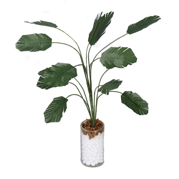 1:12 Miniatyyridokkitalon kasvit Elävä banaanipuun simulaatio Bonsai-kasvikoriste L