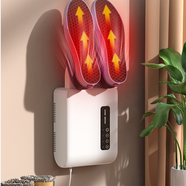 Elektriska skor Tork Timing självhäftande Väggmonterade kompakta skor Torkmaskin för stövlar (CN Plug 220V)