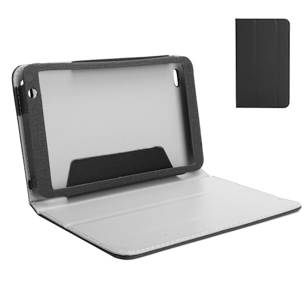 Tablet Læderetui Anti-Drop Skal med Stativ Computertilbehør til Teclast P80X (Sort)