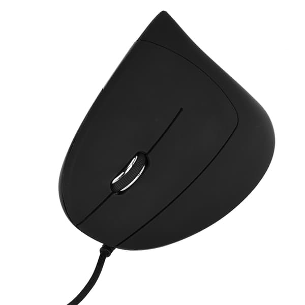 Ergonomisk vänsterhandsspelmus med USB-anslutning