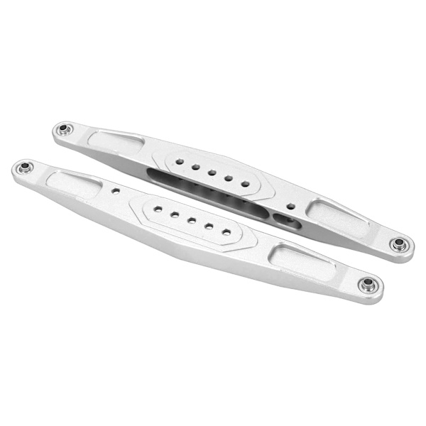 2st RC bakre nedre släparm aluminiumlegering hög hållfasthet för Losi Baja Rey Hammer Rey 1/10 RC bil Silver