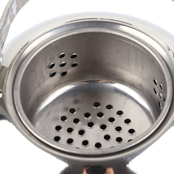 14 cm husholdningstekande i rustfrit stål med filter, tykbundet, til restaurant