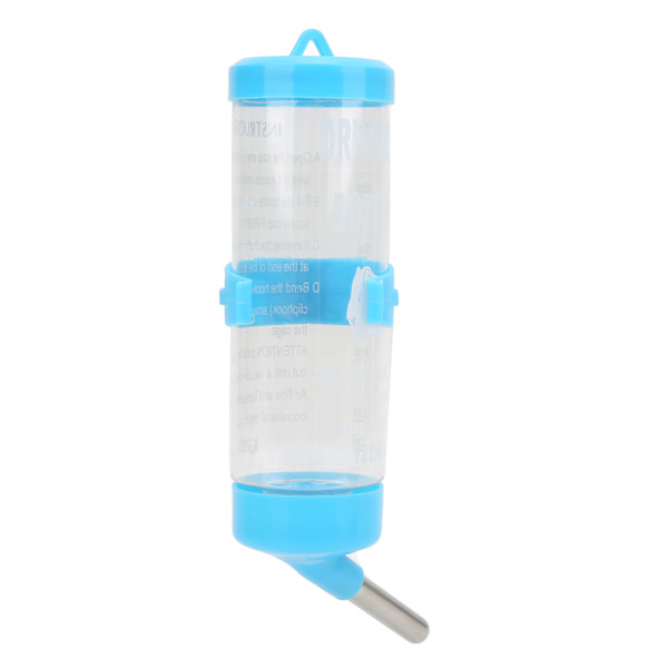 Hamster Vattenflaska Dispenser Automatisk Droppande Dricksfontän för Hamster för smådjur Blå 125ML