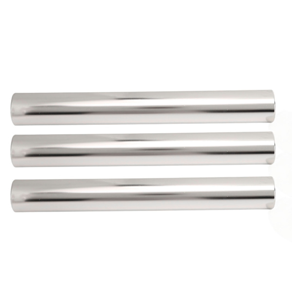 3st aluminiumlegering banfältstafettbatonger Spårbatonger Raceutrustning för löparlopp Team för löparlopp utomhus studentstafettevenemang Silver