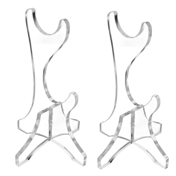 2st Sword Stand Akryl Stabil Lätt att installera Unikt multifunktionellt displayställ för Wand Hem Vardagsrum Transparent