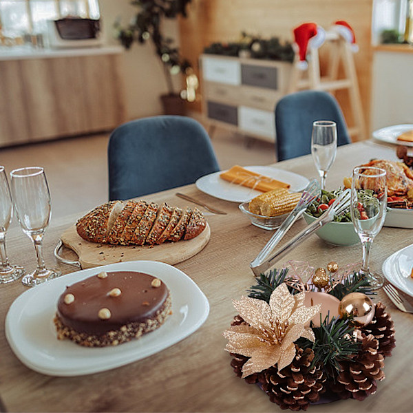 Julepynt Lysestaker Julebord Midtpunkt
