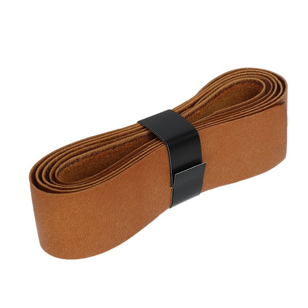Tennisracket Greb Tape Læder Badmintonracket Overgrip Tape Udskiftning til Udendørs Legeplads Gym Brun