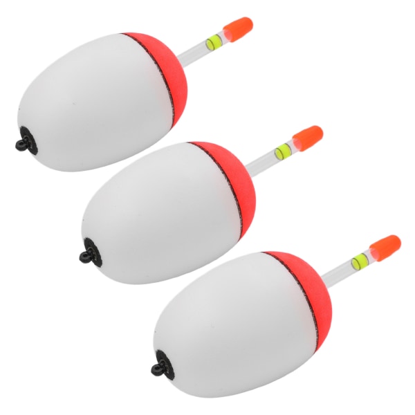 3ST EVA självlysande fiskeflotta Light Stick Foam Plast Bobber Havsfiske Striking Float80G