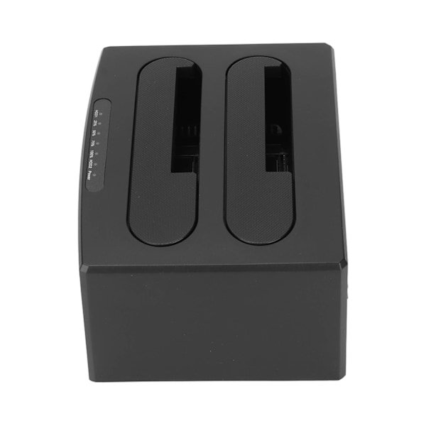 Hårddiskläsare USB 3.0 till SATA I II III Dual Bay Extern HDD Dockningsstation Offline Clone Copy för 2,5 tum 3,5 tum HDD SSD EU-kontakt