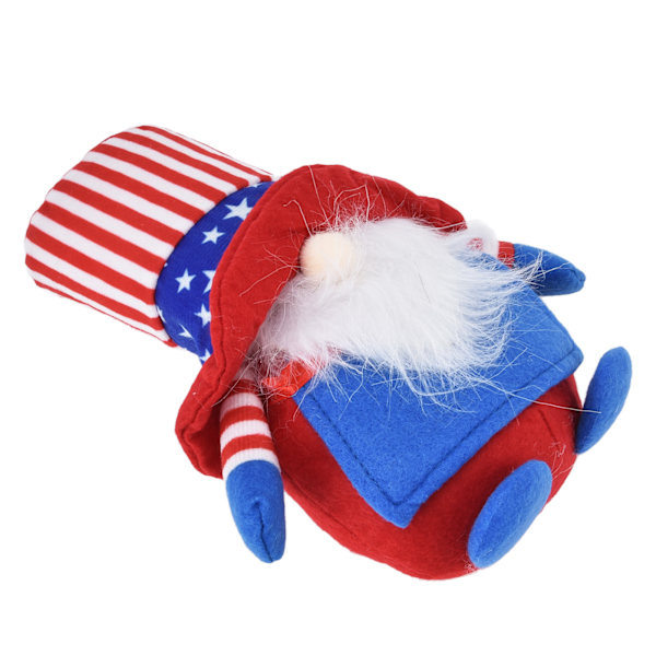 Plysch Gnome Doll Ansiktslös rund hög hatt Barn present dvärgdocka prydnad för soffa sovrum C förkläde