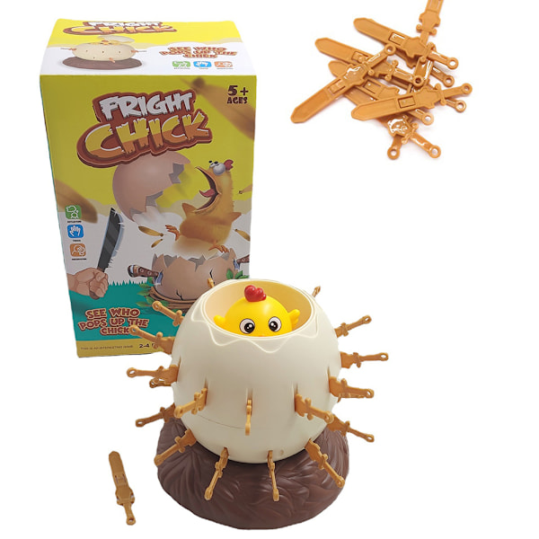 Chick Pirate Funny Barrel Bucket Tricky Spoof Lottery Game Lucky Stab Interactive Spoof Chicken Barrel Game