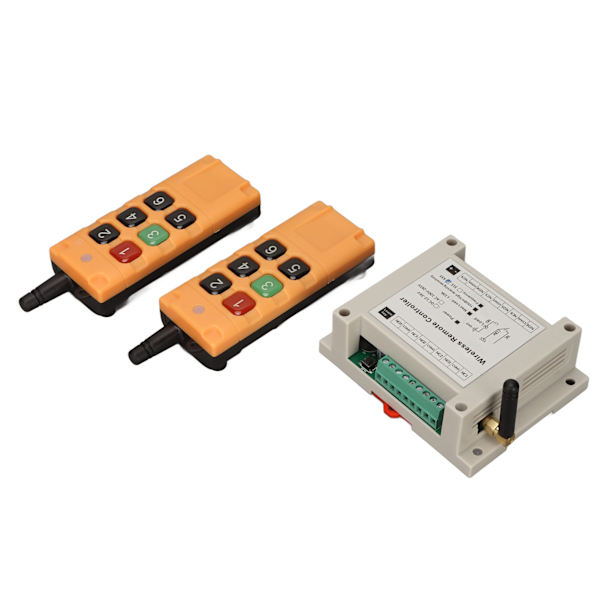 DC12V 6CH Trådløs Fjernbetjening LED Lysafbryder Relæ Radiosender Modtager Sæt 433MHz