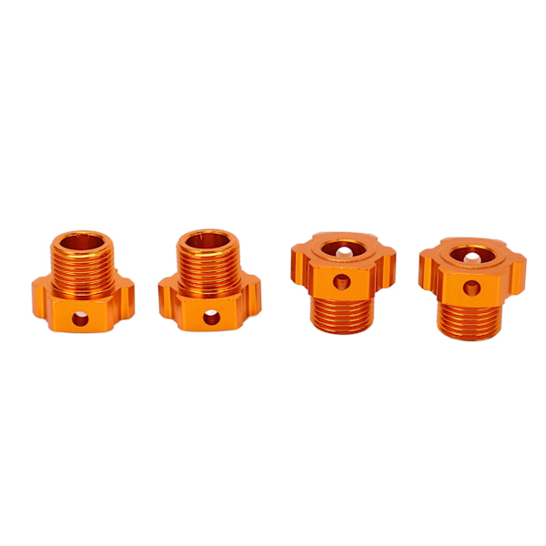 4 st RC Hex-kopplingar i aluminiumlegering, orange, hög hållfasthet, RC Hex-kombinator för ZD Racing 1/7 MX 07