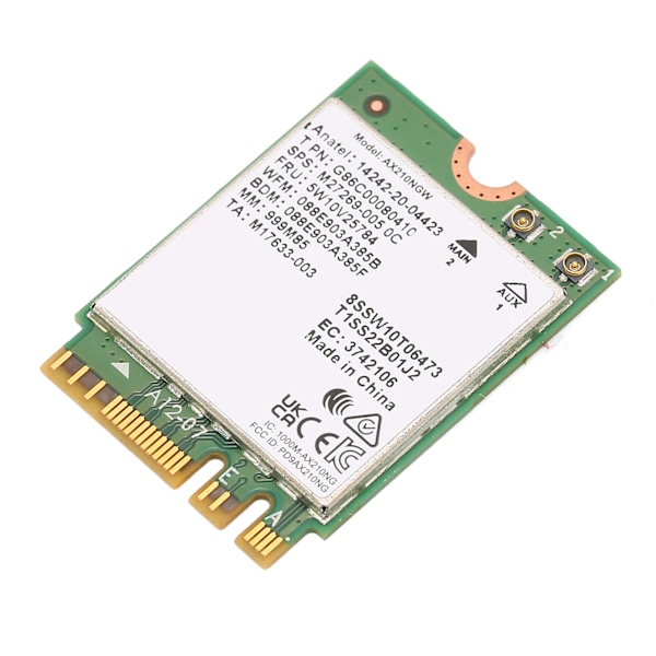 NGFF netværkskort AX210 Standard NGFF M2 tri-band 2.4G 5G 6G BT 5.2 MU MIMO WIFI6E netværkskort