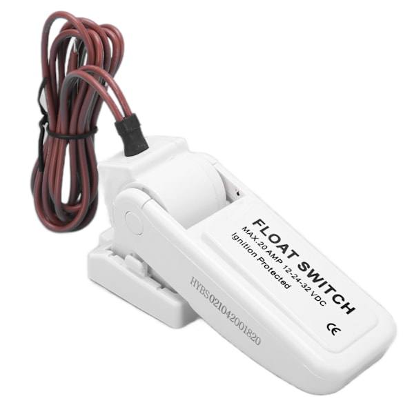 Flottörbrytare 12‑24‑32V 18AWG ultraljudssvetsning läcker inte Automatisk länsnivåkontroll för yachtbåt