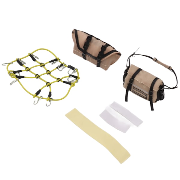 RC Simulation Yellow Roof Bagage Net för Traxxas 1/18 TRX4M