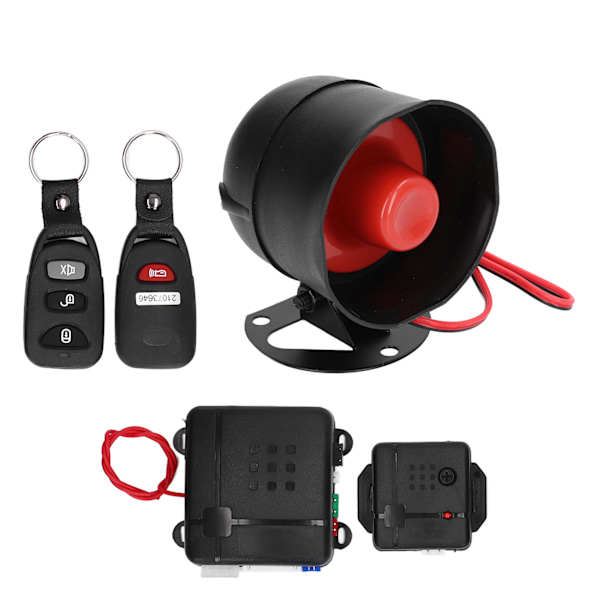 Mobiltelefon Bluetooth APP Remote Start Keyless Entry Kit Billarm Säkerhetssystem Universal för DC12V Sedan Coupe SUV