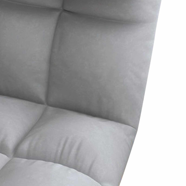 Gulvstol med ryglæn Foldbar Sofa Stol Sleeper Bed Sofa Lænestol Gulv Gaming Stol Meditationsstol til voksne Grå