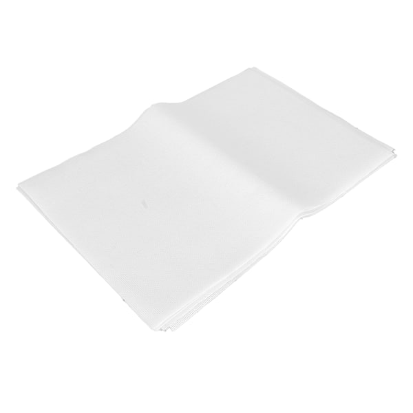 10 st Vita Broderityger 14 Count 30x45cm DIY Korsstygn Broderityg Bomull för Handarbete