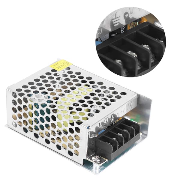 Switching Power Supply Drive Adapter LED Utstyr Regulert Transformator for CCTV DC5V(S255（5v 5a 25W）AC100240V )