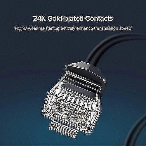 Cat 8 Ethernet-kabel, Lan Rj45 Netværkskabel Sftp-hastighed 40 Gbps / 2000mhz (10m)