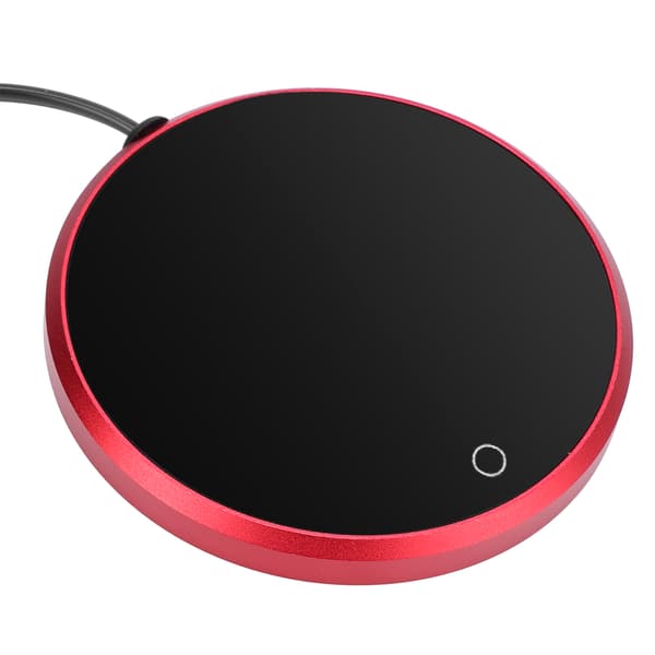 Waterproof Touch Heating Coaster for Cups, Hot Pad Electric Coaster for Coffee Tea (EU Plug 220V)