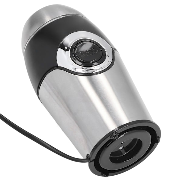 Hjem Liten kaffekvern Elektrisk kaffebønne-kvern med blad i rustfritt stål for urter Pepperkorn EU 220V Svart