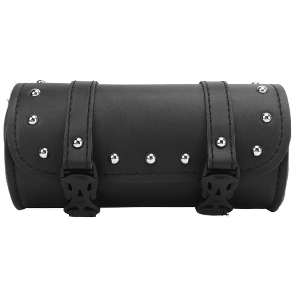 1st Motorcycle Tool Bag Black 2-Strap Buckle Closure Tool Waterproof Durable Multifunctional for Motorcycle Electric Car