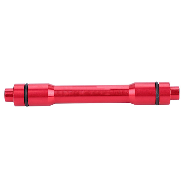 Cykel 15 mm genomgående axelnavadapter till 9 mm snabbkopplingsspett för 100 mm framhjul (röd)