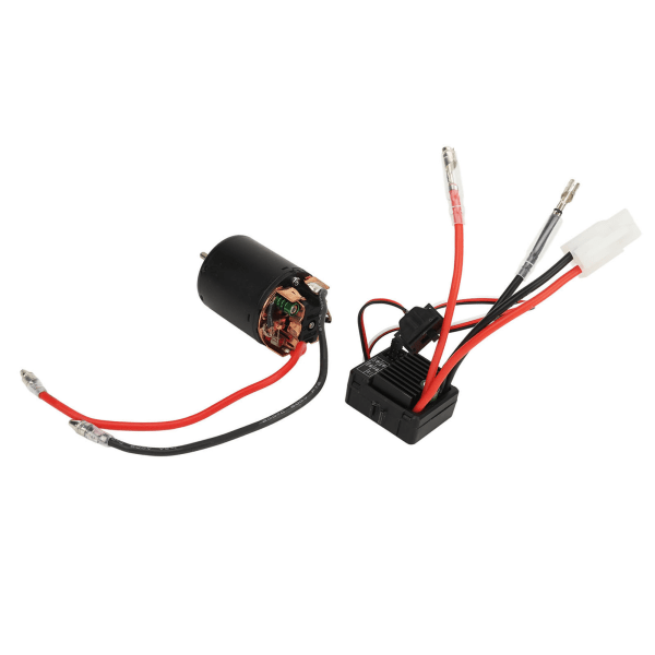 RC-motor ESC-kombination borstad 540-motor högt vridmoment 60A hastighetsregulator lågbrus kraftfull RC-biltillbehör för 1/14 1/10 13T