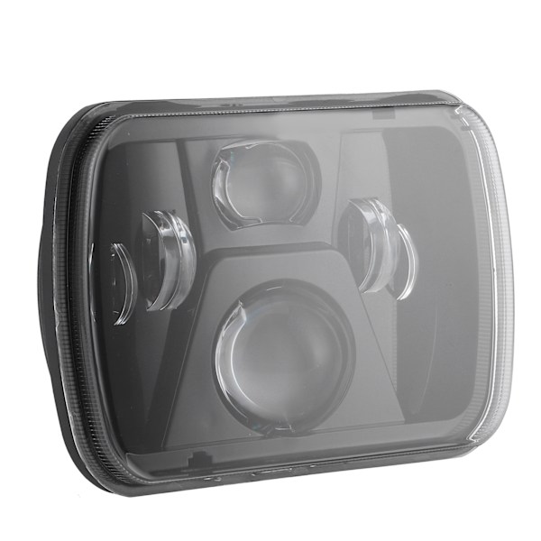 H4 7 tommers LED firkantet frontlys Høy lysstyrke 12‑24V Frontlykt Passer for Wrangler YJ