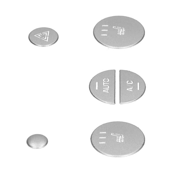 6 stk. Dekseltrim for midtkonsollknapp, erstatning for Land Rover Range Rover Evoque 2012‑2018