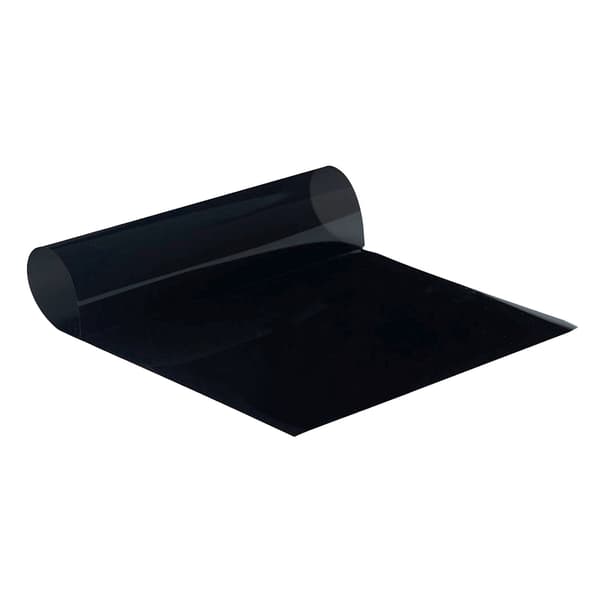 Bilsolfilm til Vindue - Gennemsigtig Sort UV-Beskyttelse Varmeisolering Solfilm 50cmx2m