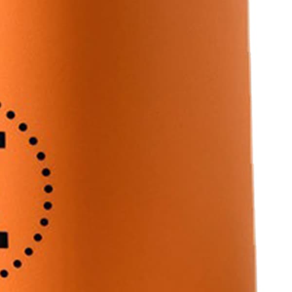 Open Trash Can Plastic Double Layer Thick Round Mini Waste Bin for Bedroom Office Orange 13L