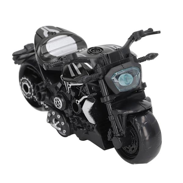 Alloy Simulerings Motorcykel Model Cool Tiny Træk Tilbage Motorcykel Legetøj til 3+ år (sort)