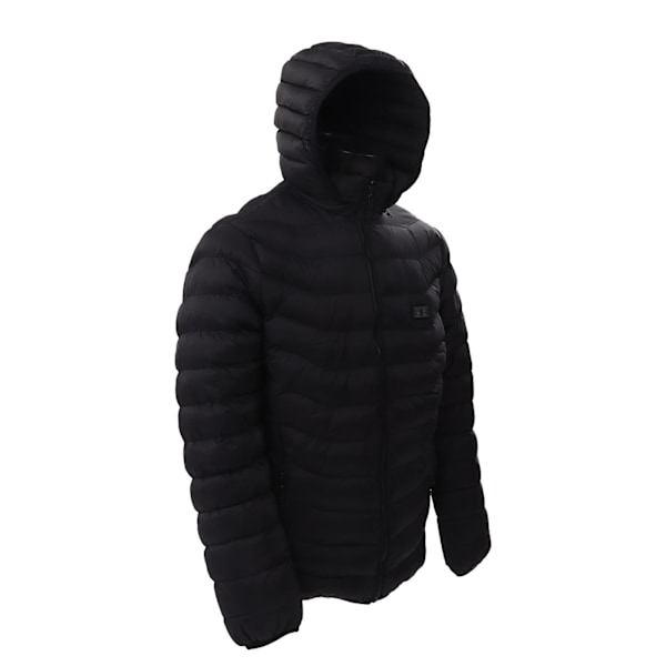 USB Elektrisk kolfiber Uppvärmning Coat 11 Zon Dual Control 3 Nivåer Värme Thermal Jacket XL