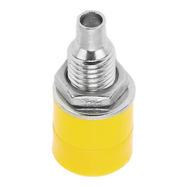 20 kpl 24.070 4 mm paneeli Bananiliitäntä Kupari Naarasadapteri Nikkelillä päällystetty Banana Jack elektroniikkalaitteille Keltainen