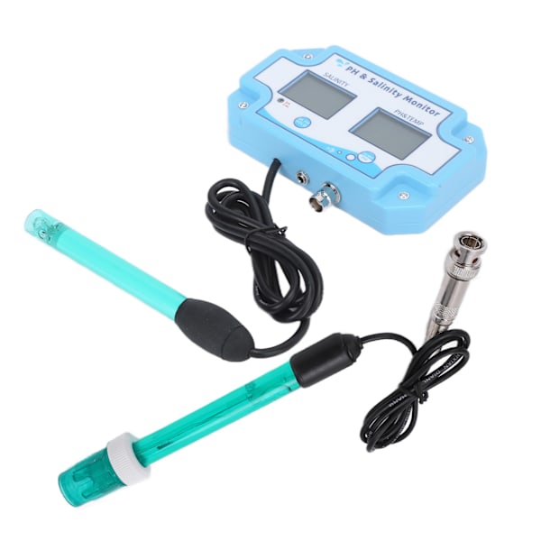 PH‑2987 3 i 1 Online PH-saltindhold TEMP-måler Vandkvalitetsmåler til fisketank Akvarium US-stik 110V-120V