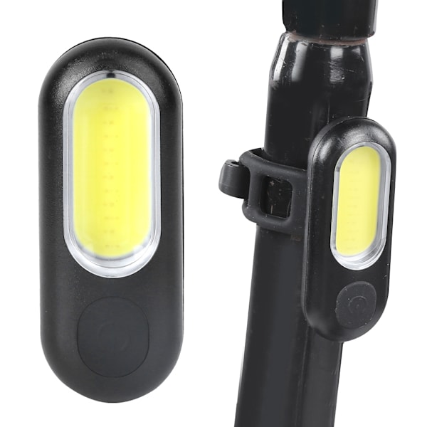 Cykellampe LED Cykellys Genopladeligt baglygte advarselslys baglommelygte Rød og hvidt lys