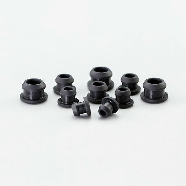 Silikonegummi snap-prop 2,5 mm~30 mm sorte endepropper til rør 20 Pcs A 10mm