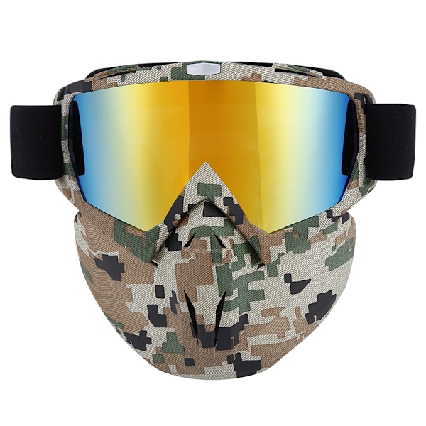 Vintersnösport Skidor Snowboard Snöskoter Motorcykel Ansiktsmask Shield Goggles Glasögon #3