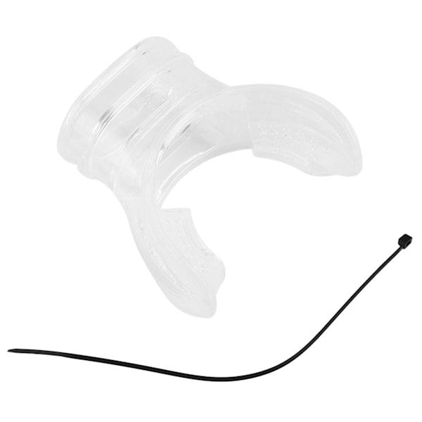 Engångstransparent Silicon Professional Scuba Diving Standard Bite Munstycke (Transparent)