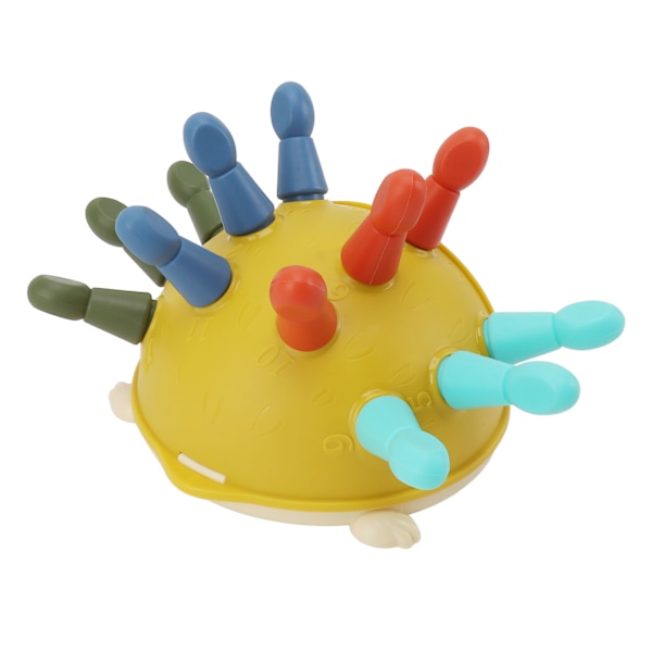 Sensoriska igelkottsleksaker Gul Grön Lätt att greppa Hand Eye Coordination Finmotor Hedgehog for Kids