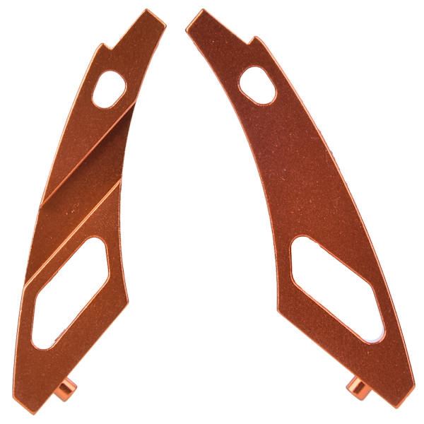 Sett med aluminiumsbraketter for frontchassis til RC HIP 1/8 Ken Block Gymkhana (WR80014OR Oransje)