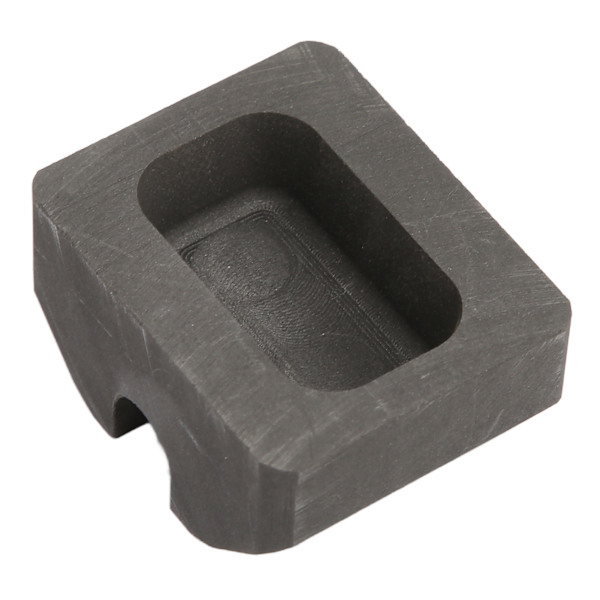 Grafitgötform T-typ Värmestabilitet Snabbkylning Uppvärmning Smycken Raffineringsform 45 X 35 X 23 mm