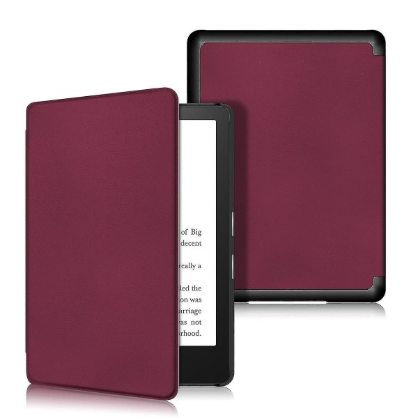 Etui for Kindle Paperwhite 11. generasjon 2021 Pu-skinndeksel for Kindle Paperwhite 5 6,8 tommer Purple