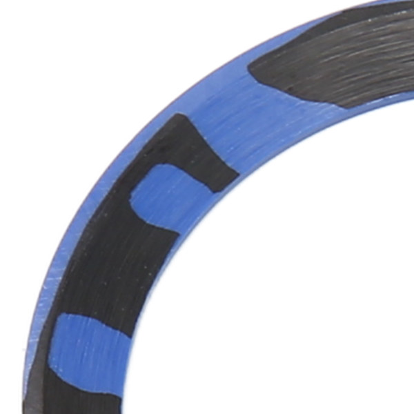 Keramisk klocka Insats 40 mm Ytterdiameter Armbandsur Loop Ring Ersättningsdelar Svart Blå