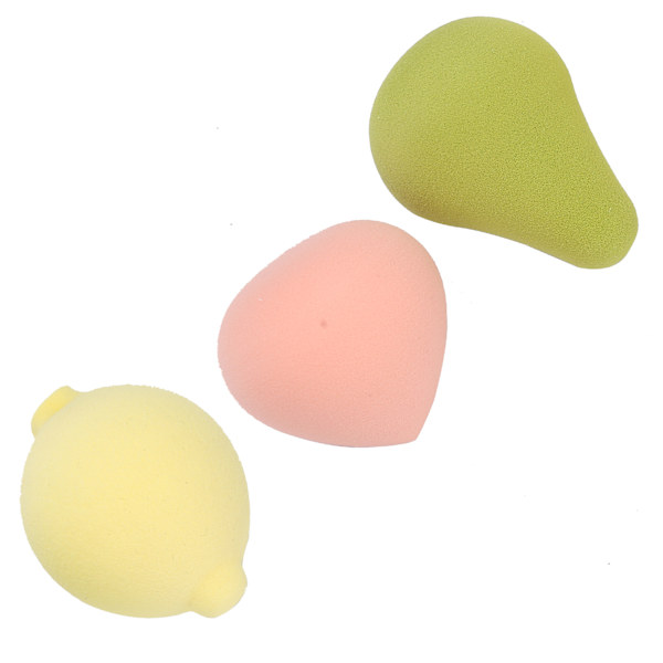 3 kpl Meikkisienen Setti, Foundation Blending, Moniväriset Blender Sienen, Kuivaan ja Märkään Käyttöön