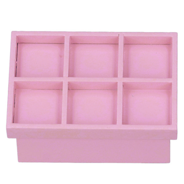 1:12 Nukkitalo Hedelmä- ja Vihannessäilytysteline Teline Elävä Makea Puu Miniatyyri Vihannessäilytyshylly Malli Koriste Pinkki