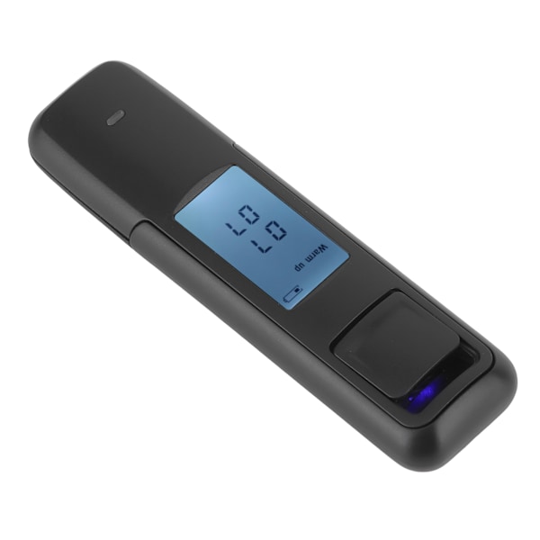 Bärbar alkomanalysator LCD-skärm Vintestare rattfyllerianalysator Blåsdetektor CSY‑006Black